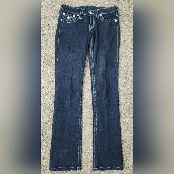 True Religion BECCA BIG T STITCH BOOTCUT JEANSize 28 - Picture 5 of 13